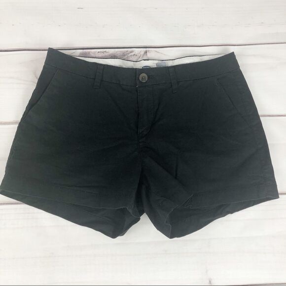 Old Navy 3" Solid Black Shorts size 4 - Picture 1 of 5